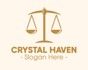 Attorney Lawyer Justice Scales logo design