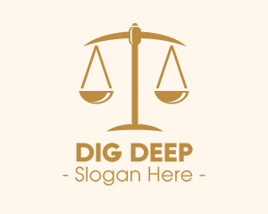 Attorney Lawyer Justice Scales logo design