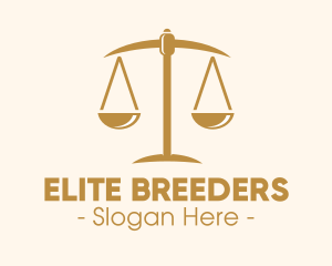 Attorney Lawyer Justice Scales logo design