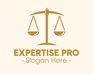 Attorney Lawyer Justice Scales logo design