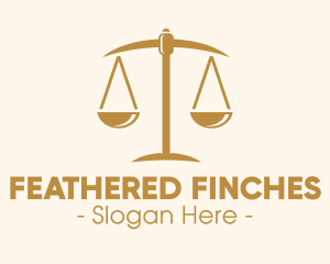 Attorney Lawyer Justice Scales logo design