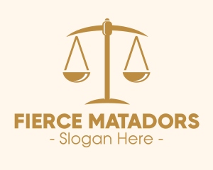 Attorney Lawyer Justice Scales logo design