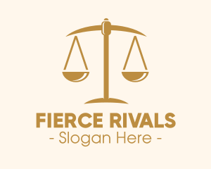 Attorney Lawyer Justice Scales logo design