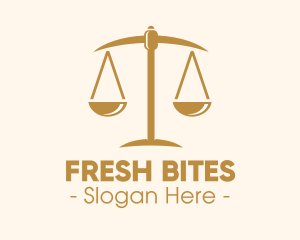 Attorney Lawyer Justice Scales logo design