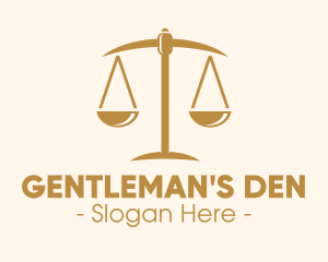 Attorney Lawyer Justice Scales logo design