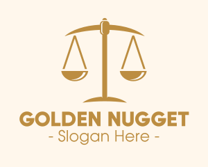 Attorney Lawyer Justice Scales logo design