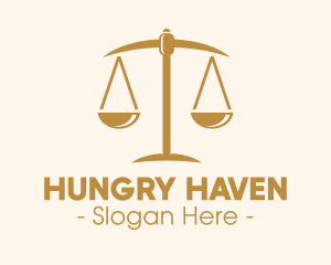 Attorney Lawyer Justice Scales logo design