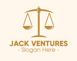 Attorney Lawyer Justice Scales logo design