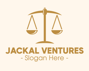 Attorney Lawyer Justice Scales logo design