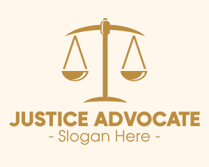 Prosecutor - Attorney Lawyer Justice Scales logo design