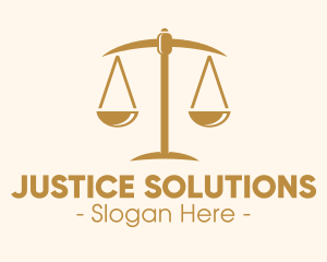 Judicial - Attorney Lawyer Justice Scales logo design