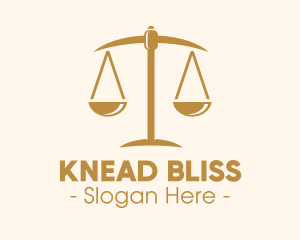 Attorney Lawyer Justice Scales logo design