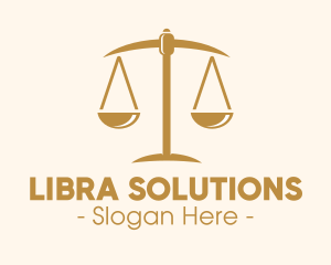 Attorney Lawyer Justice Scales logo design