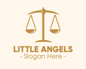 Attorney Lawyer Justice Scales logo design