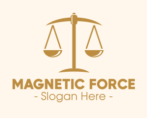 Attorney Lawyer Justice Scales logo design