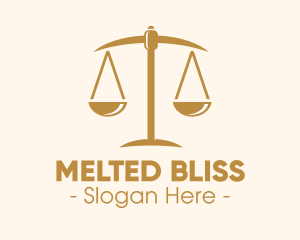 Attorney Lawyer Justice Scales logo design