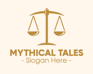 Attorney Lawyer Justice Scales logo design