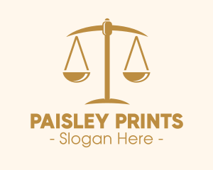 Attorney Lawyer Justice Scales logo design