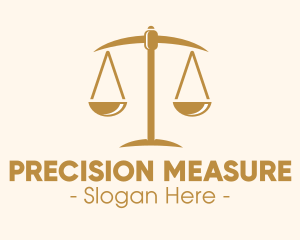 Attorney Lawyer Justice Scales logo design