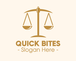 Attorney Lawyer Justice Scales logo design