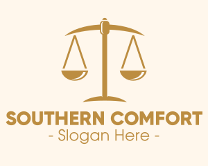 Attorney Lawyer Justice Scales logo design