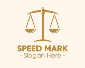 Attorney Lawyer Justice Scales logo design