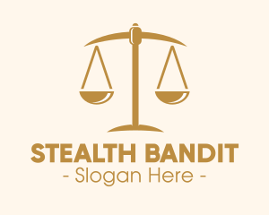 Attorney Lawyer Justice Scales logo design