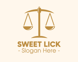 Attorney Lawyer Justice Scales logo design