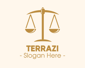 Attorney Lawyer Justice Scales logo design