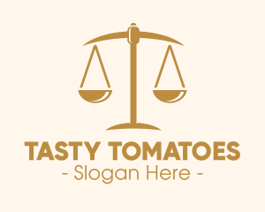 Attorney Lawyer Justice Scales logo design