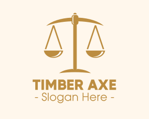 Attorney Lawyer Justice Scales logo design