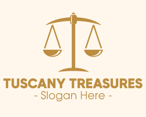 Attorney Lawyer Justice Scales logo design