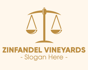 Attorney Lawyer Justice Scales logo design