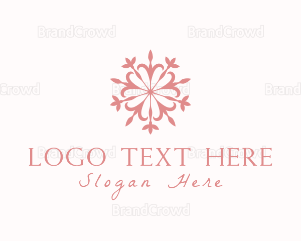 Elegant Floral Mandala Logo