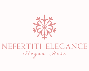 Elegant Floral Mandala logo design