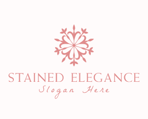 Elegant Floral Mandala logo design