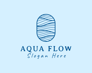 Professional Oval Waves logo design