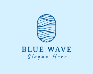 Professional Oval Waves logo design