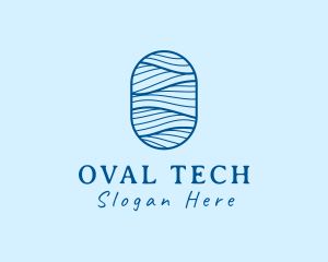 Oval - Professional Oval Waves logo design