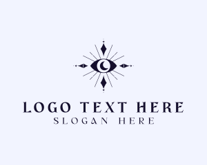 Mystic - Celestial Boho Eye logo design