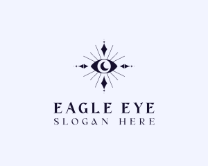 Celestial Boho Eye logo design