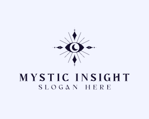 Celestial Boho Eye logo design