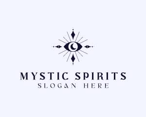 Celestial Boho Eye logo design