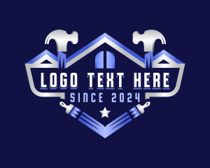 Tradesman - Hammer Renovation Repair logo design