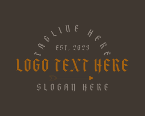 Troupe - Old Gothic Lifestyle logo design