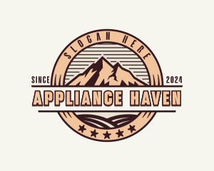 Peak Summit Mountain Logo