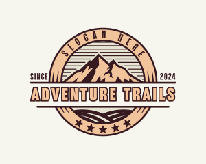 Peak Summit Mountain logo design