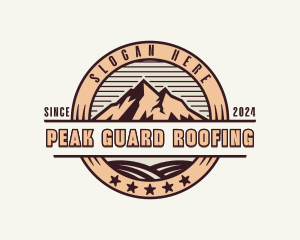 Peak Summit Mountain logo design