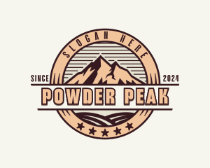 Peak Summit Mountain logo design