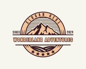 Peak Summit Mountain logo design